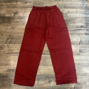 Imported 100% cotton Boho Global Wide leg Harem cargo Pants Nepal